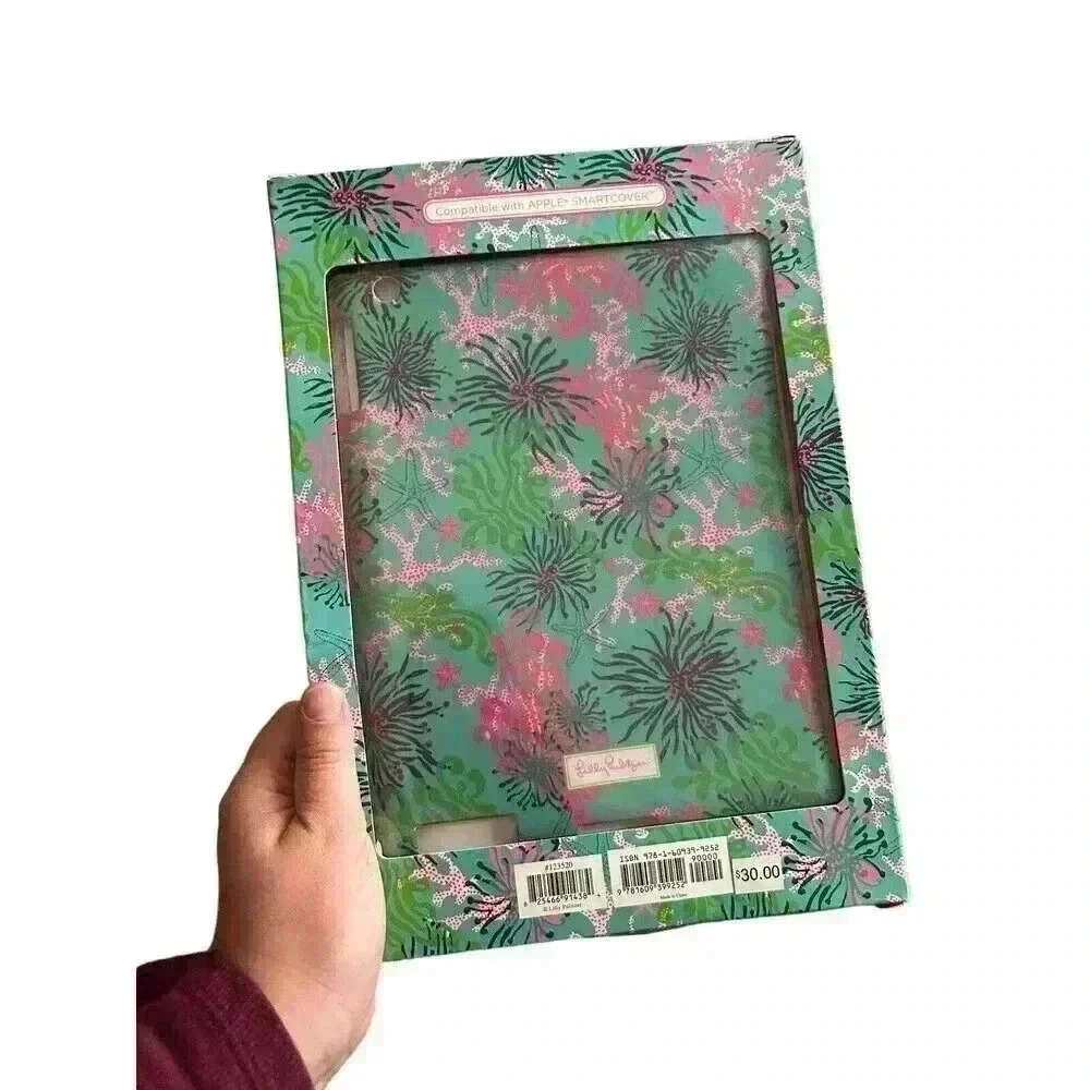 Lilly Pulitzer iPad Cover Dirty Shirley 2 ipad 3rd gen NIP Blue Pink Green Coral